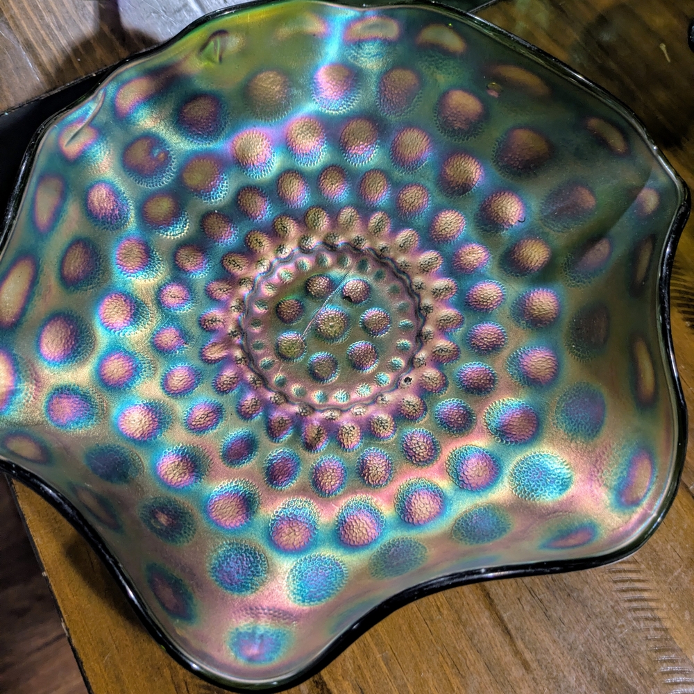 Iridescent Fenton  Bowl